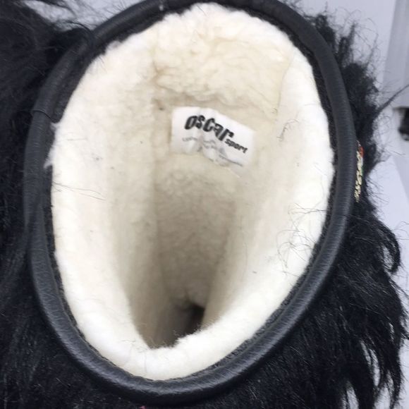 Women's Black Faux Fur Winter Boots - Picture 12 of 16